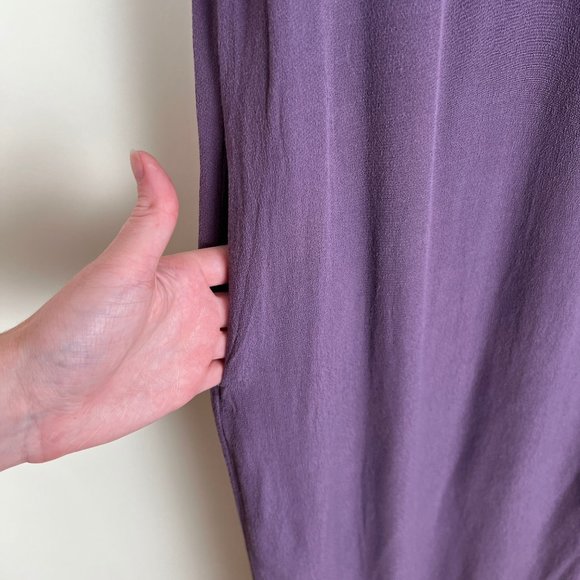 Aritzia Wilfred Midi Maxi Slip Shift Dress Wedding Guest Casual Sleeveless Sun - Picture 6 of 9